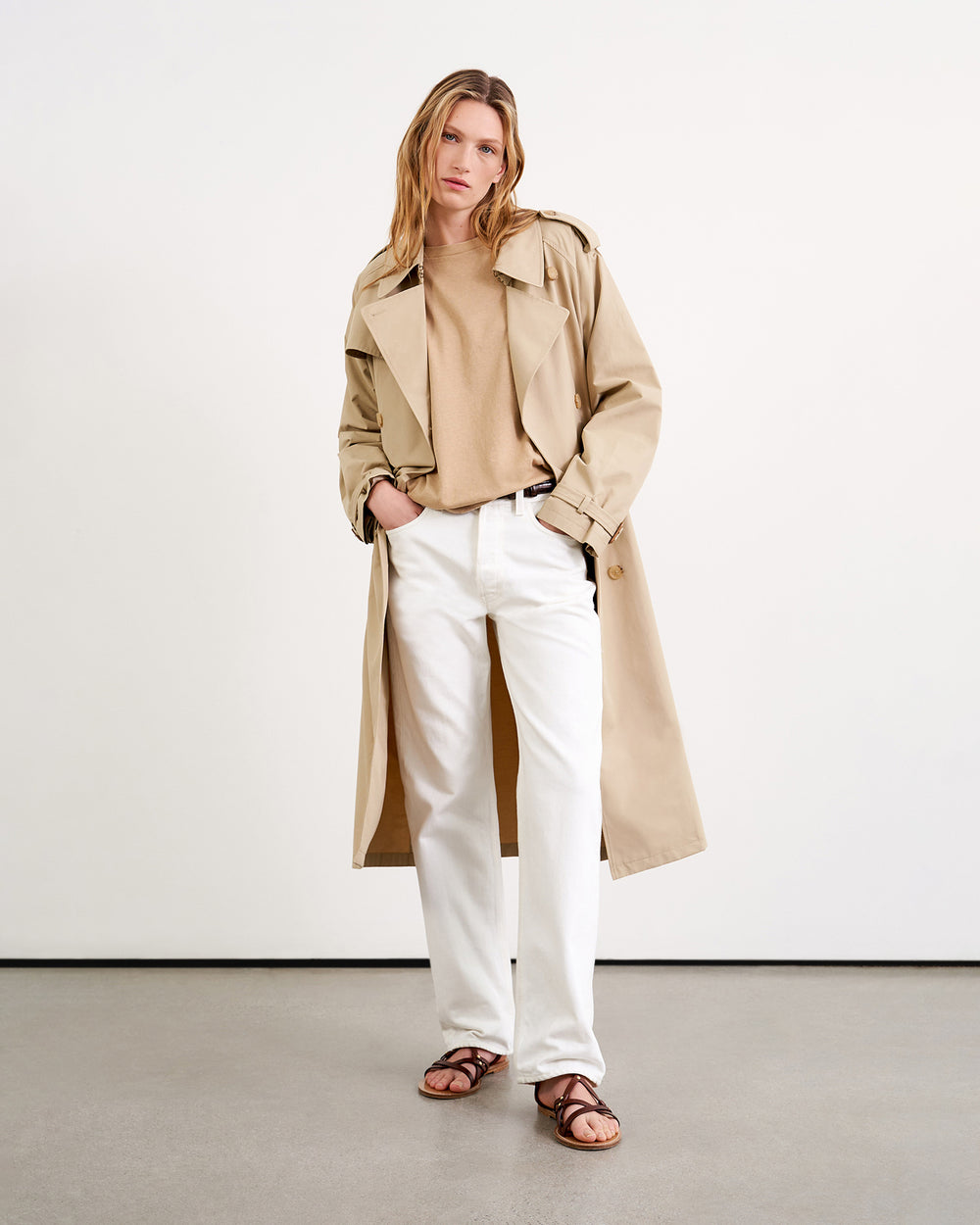 TANNER TRENCH COAT IN TANNER TRENCH COAT