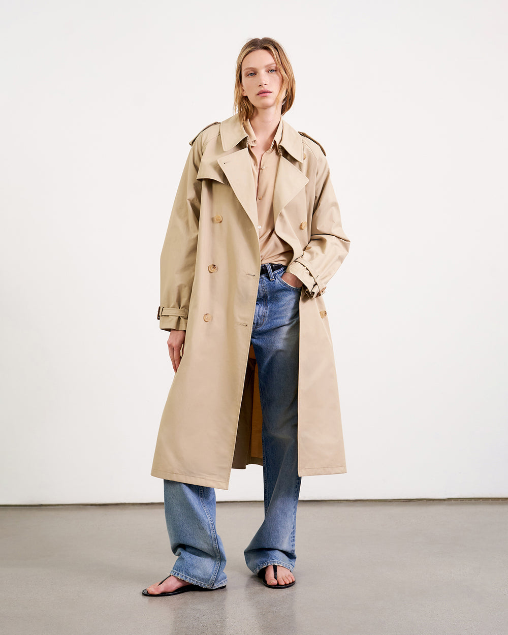 TANNER TRENCH COAT IN TANNER TRENCH COAT