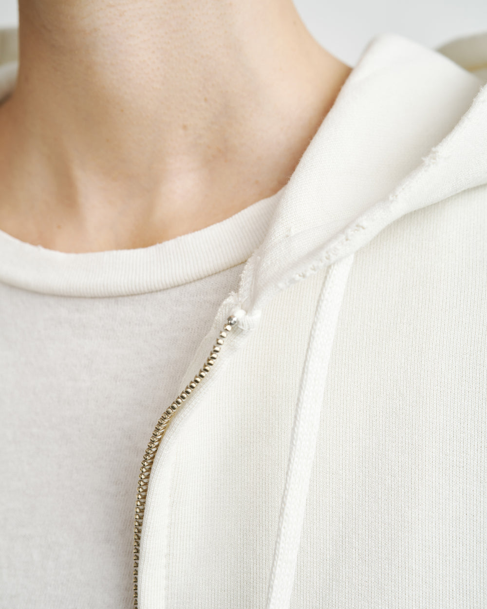 CALLIE HOODIE IN ECRU