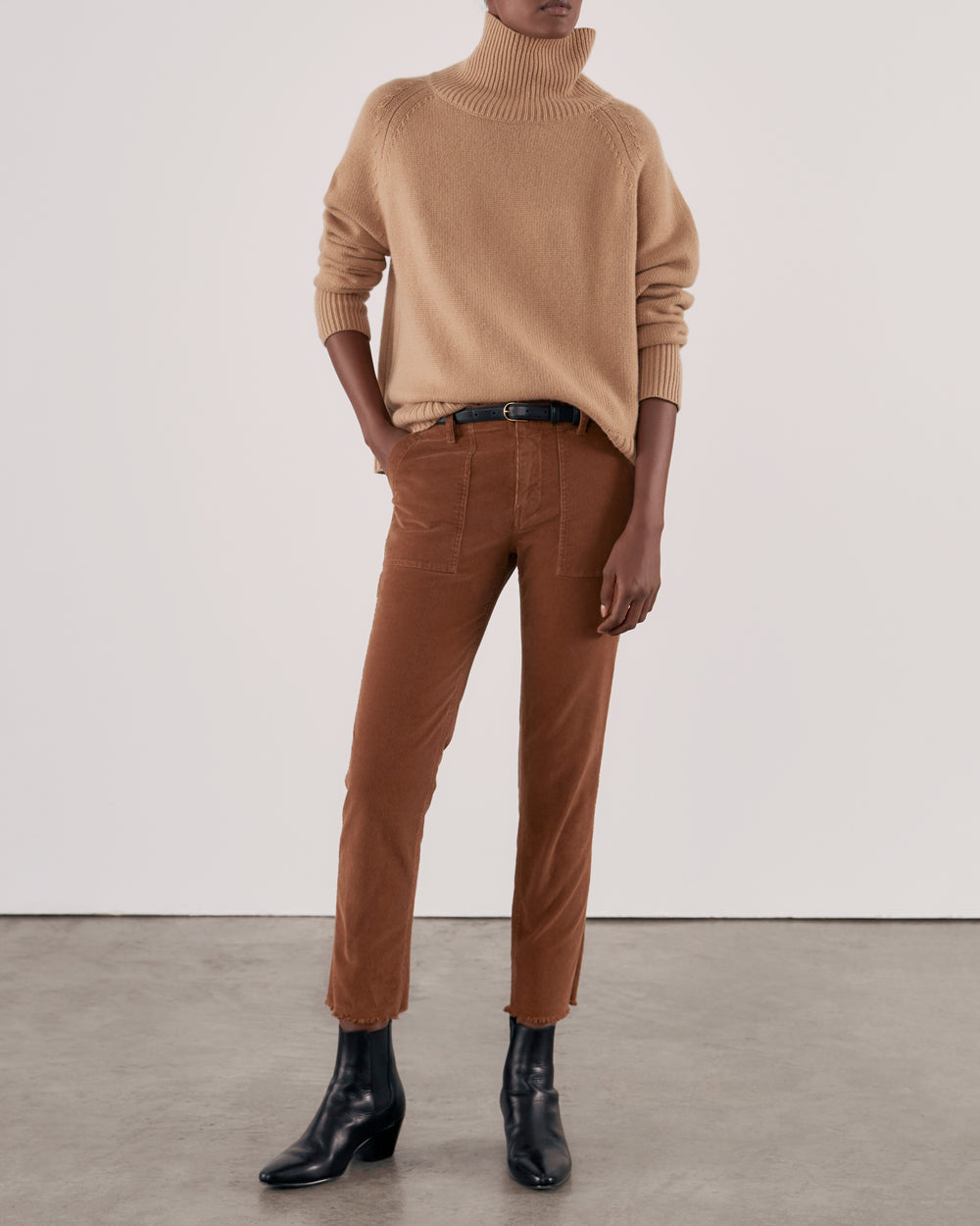 JENNA PANT IN MAPLE