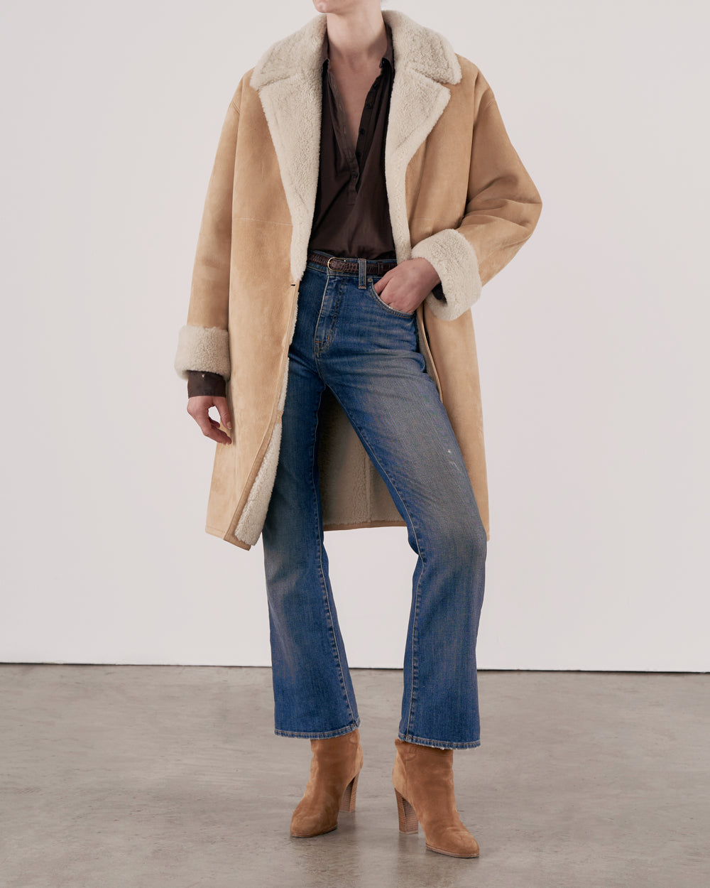 MILES BLOUSE IN BROWN
