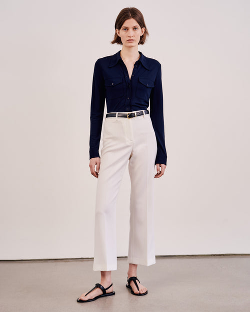 AVELINE SHIRT IN DARK NAVY