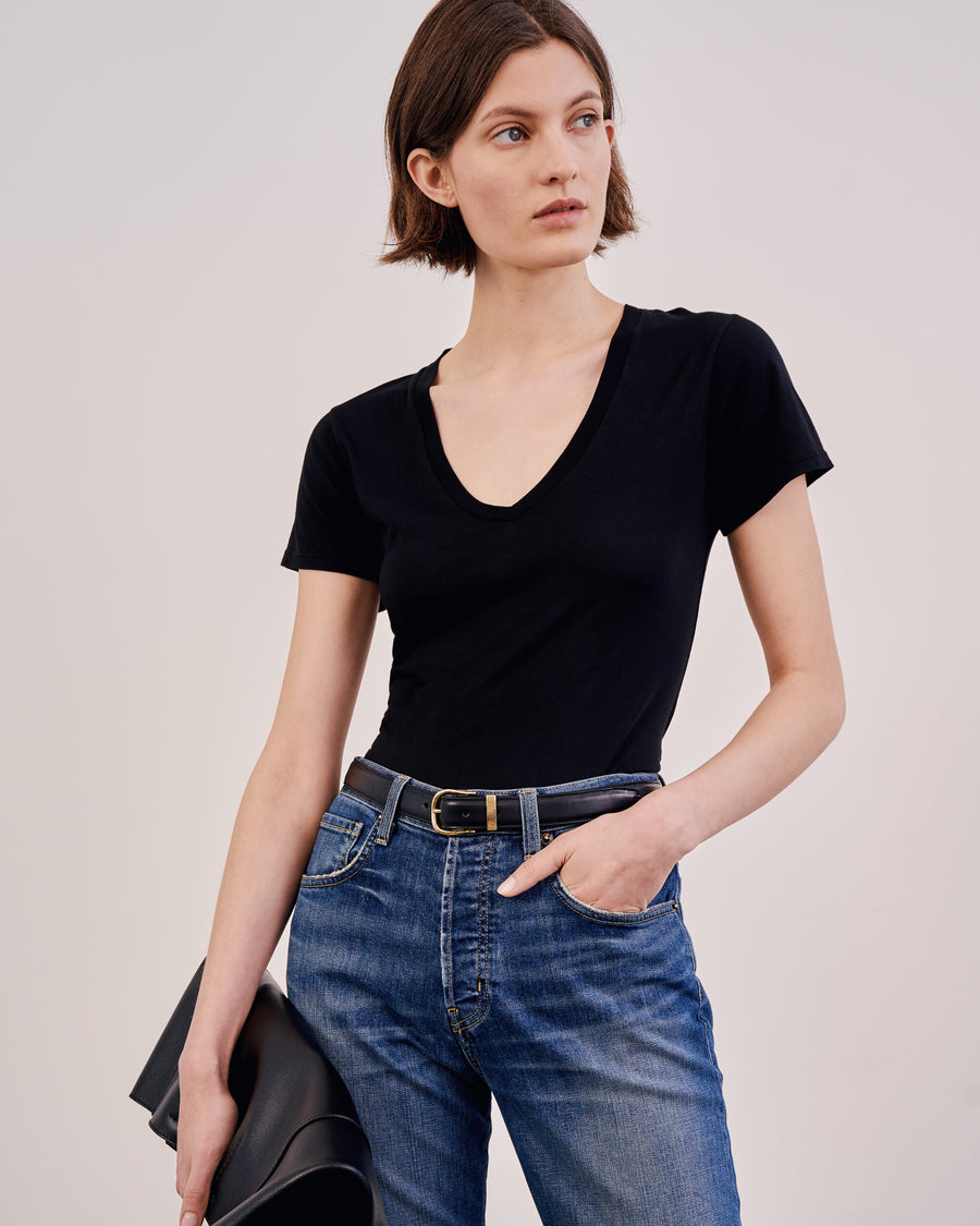 CAROL VNECK TEE SHIRT
