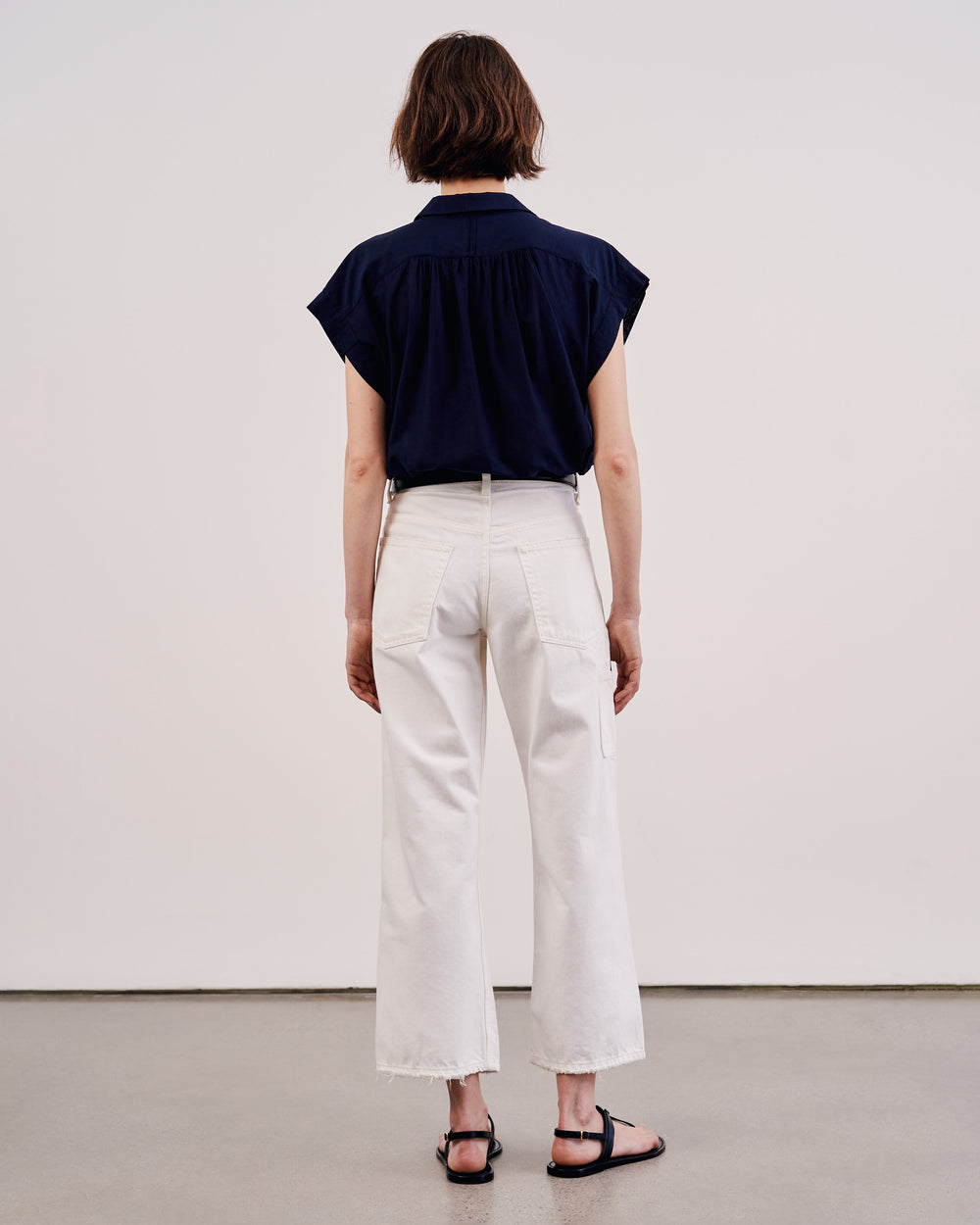 NORMANDY BLOUSE IN DARK NAVY