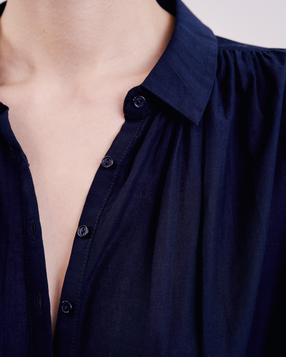NORMANDY BLOUSE IN DARK NAVY