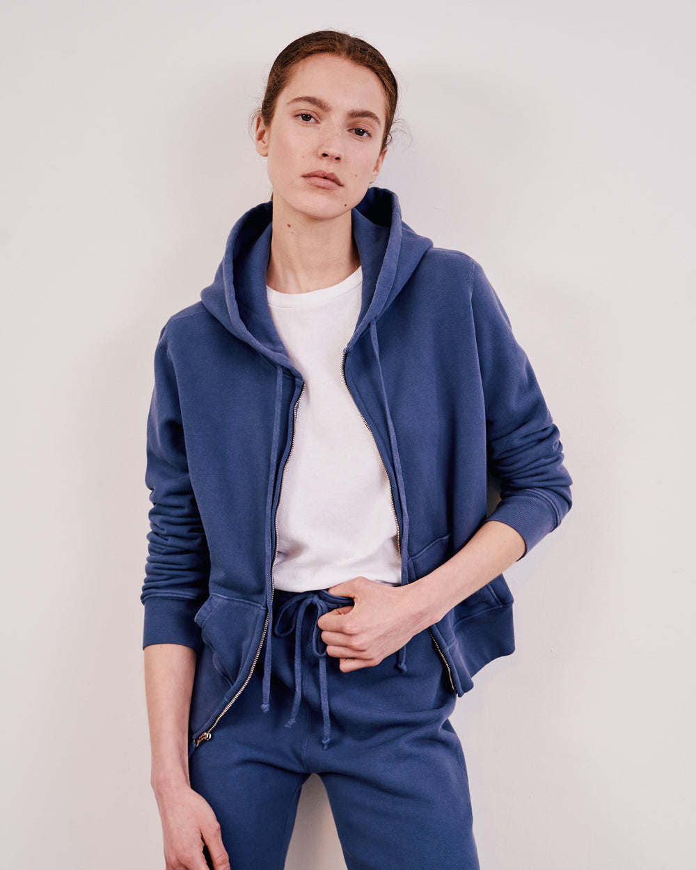 CALLIE HOODIE IN TEAL