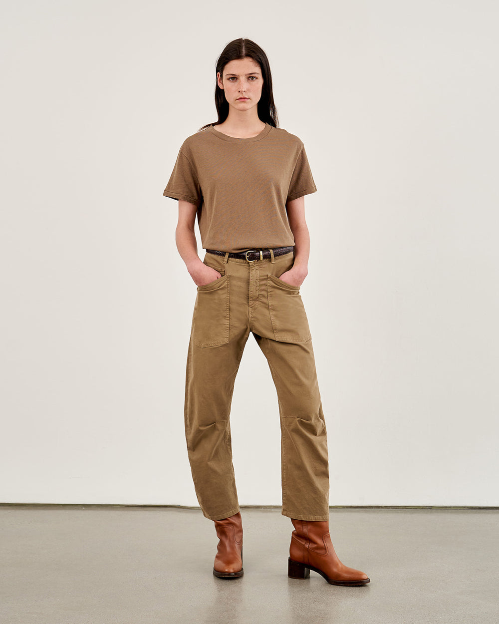 BRADY TEE IN BARK