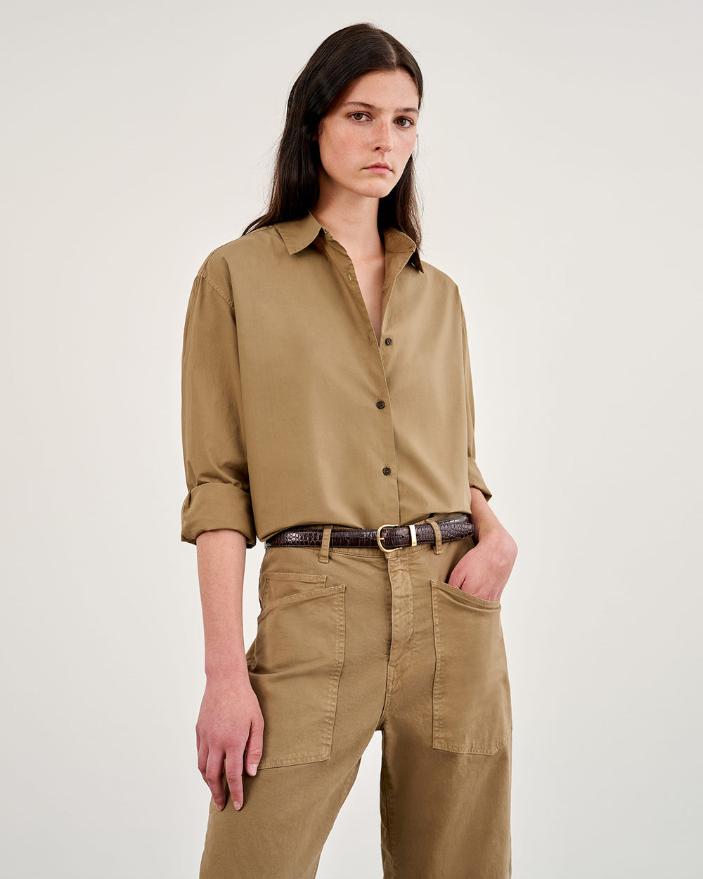 YORKE SHIRT IN BARK