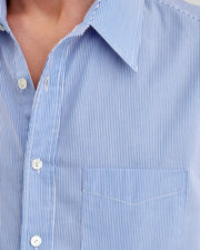 FINN SHIRT IN BLUE/WHITE STRIPE