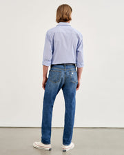 FINN SHIRT IN BLUE/WHITE STRIPE