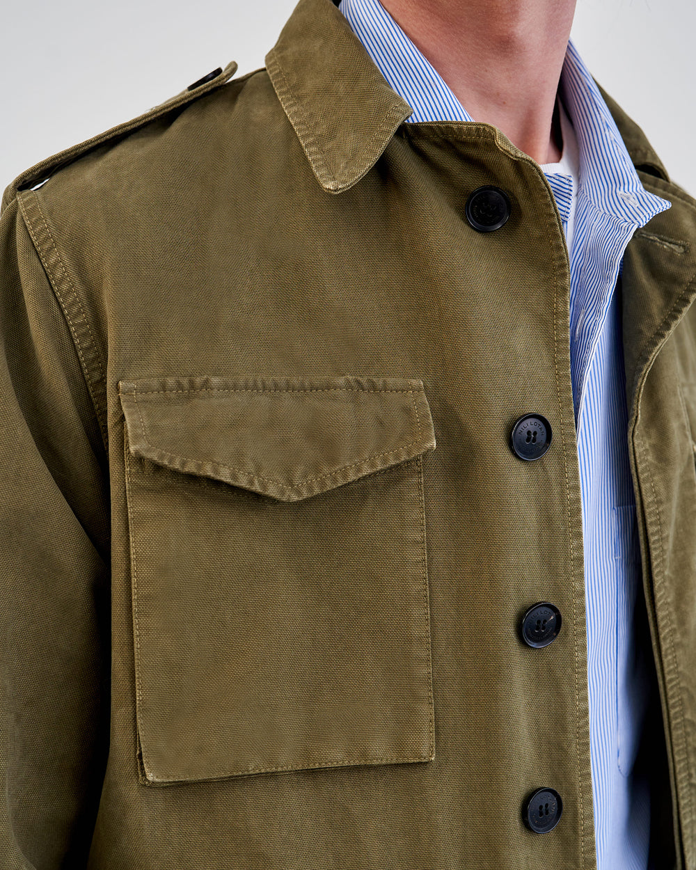 CHARLIE JACKET IN UNIFORM GREEN