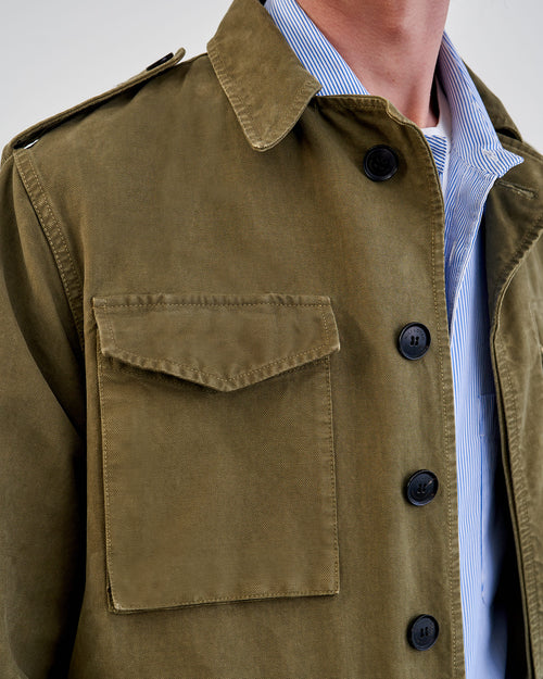 CHARLIE JACKET IN UNIFORM GREEN