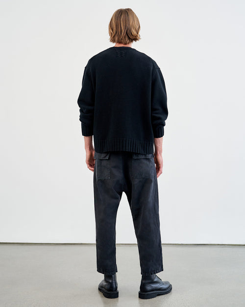 BOYNTON CASHMERE SWEATER IN BLACK