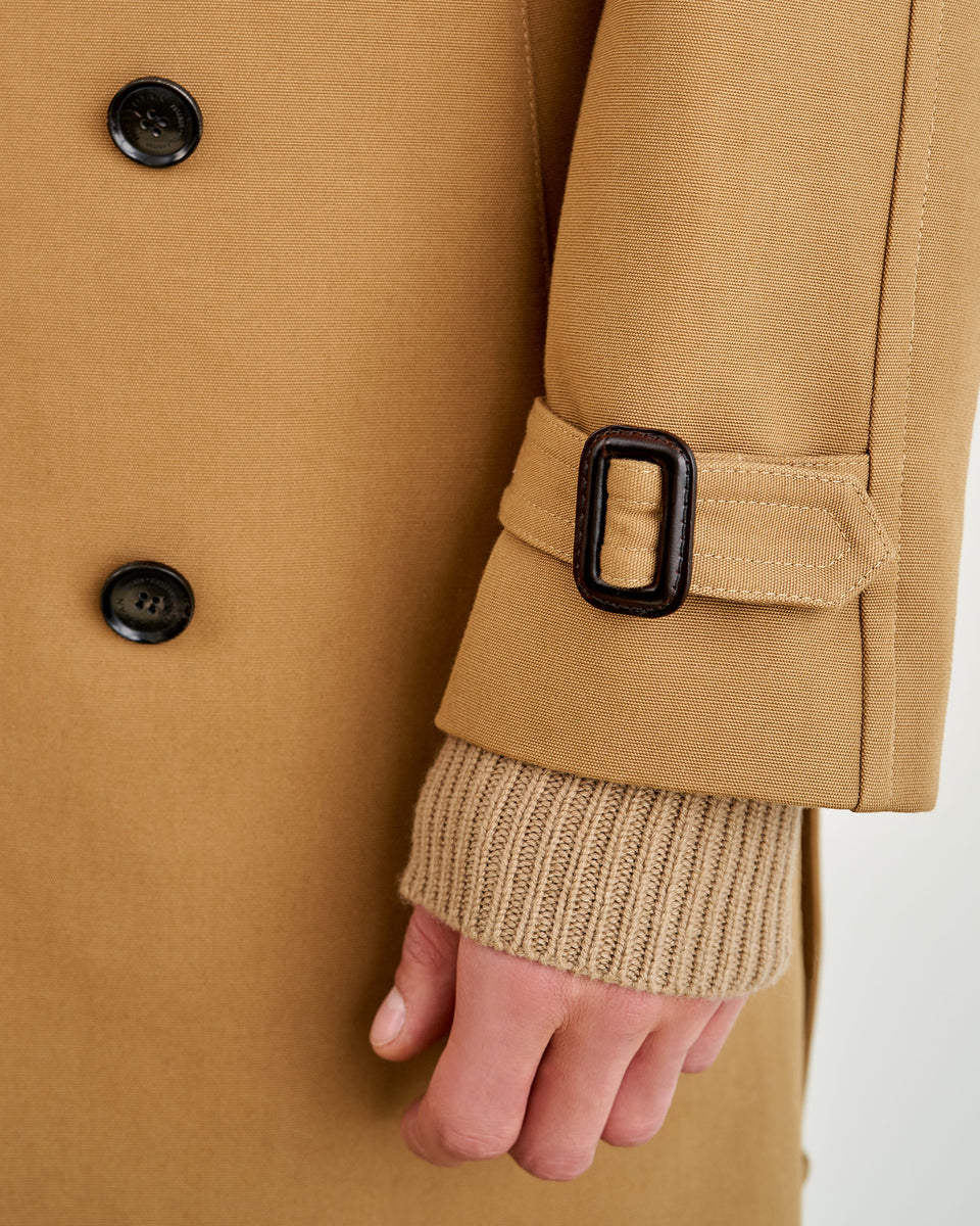 TRENTON TRENCH COAT IN TAN