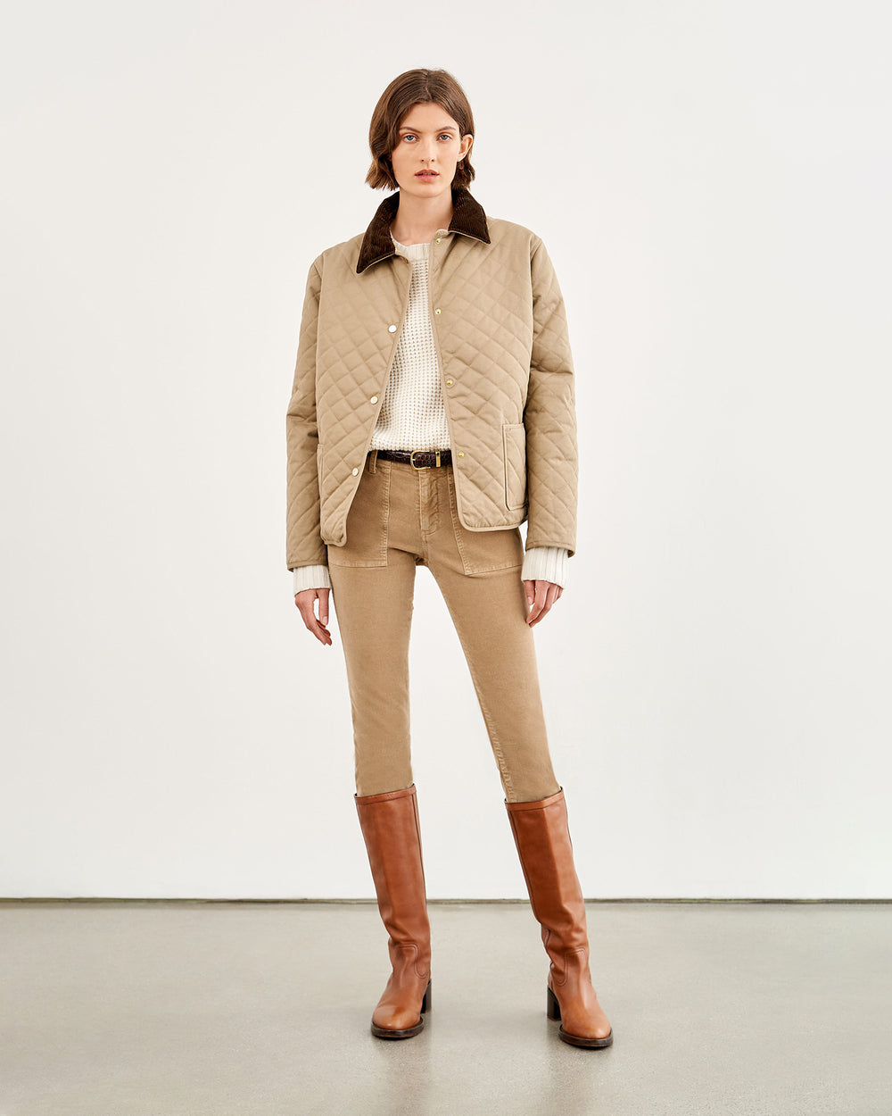 JENNA PANT IN BARK