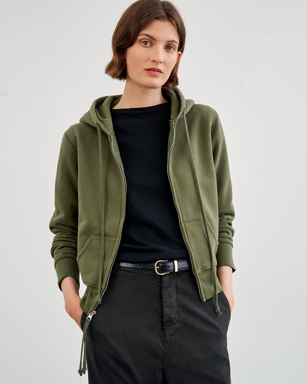 CALLIE HOODIE IN CLOVER
