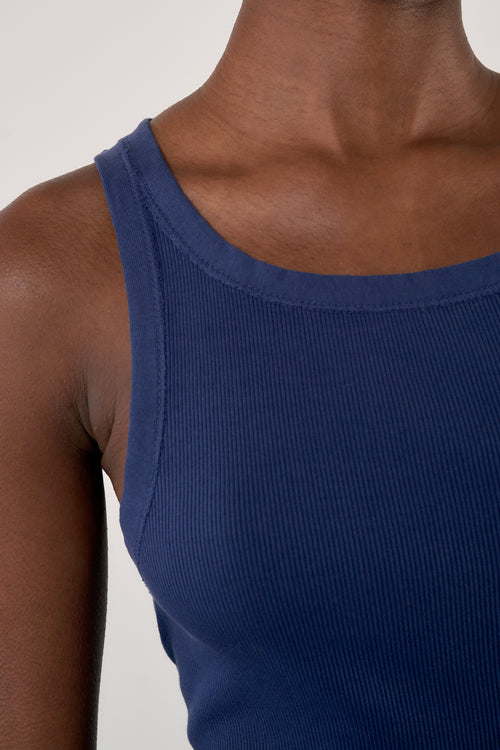 JENNIFER TANK IN MARINE BLUE
