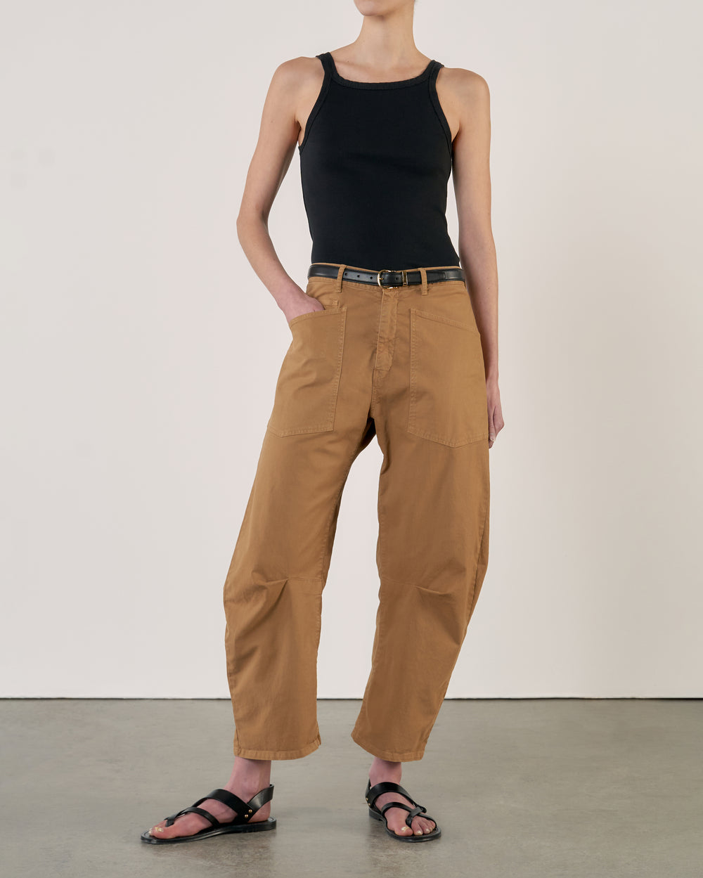 SHON PANT IN TAWNY