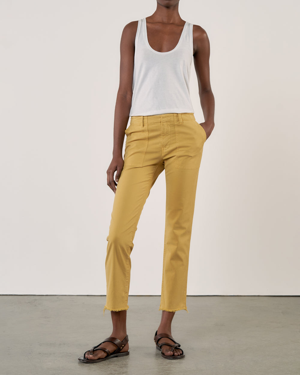 JENNA PANT IN TUSCAN YELLOW
