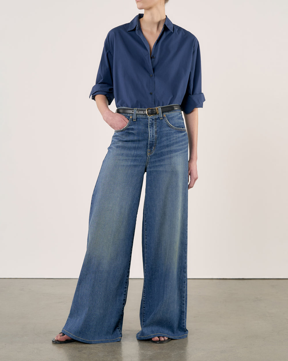 YORKE SHIRT IN MARINE BLUE