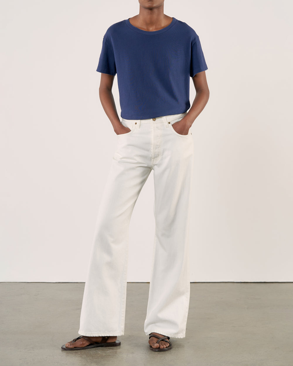 BRADY TEE IN MARINE BLUE