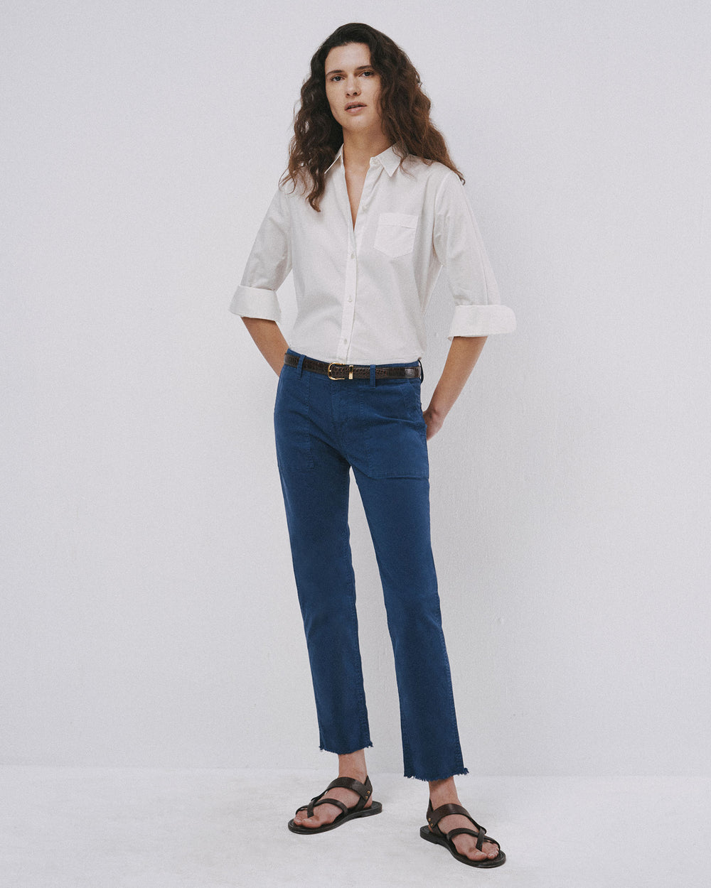JENNA PANT IN MARINE BLUE