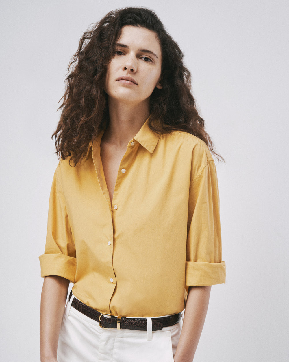 YORKE SHIRT IN TUSCAN YELLOW