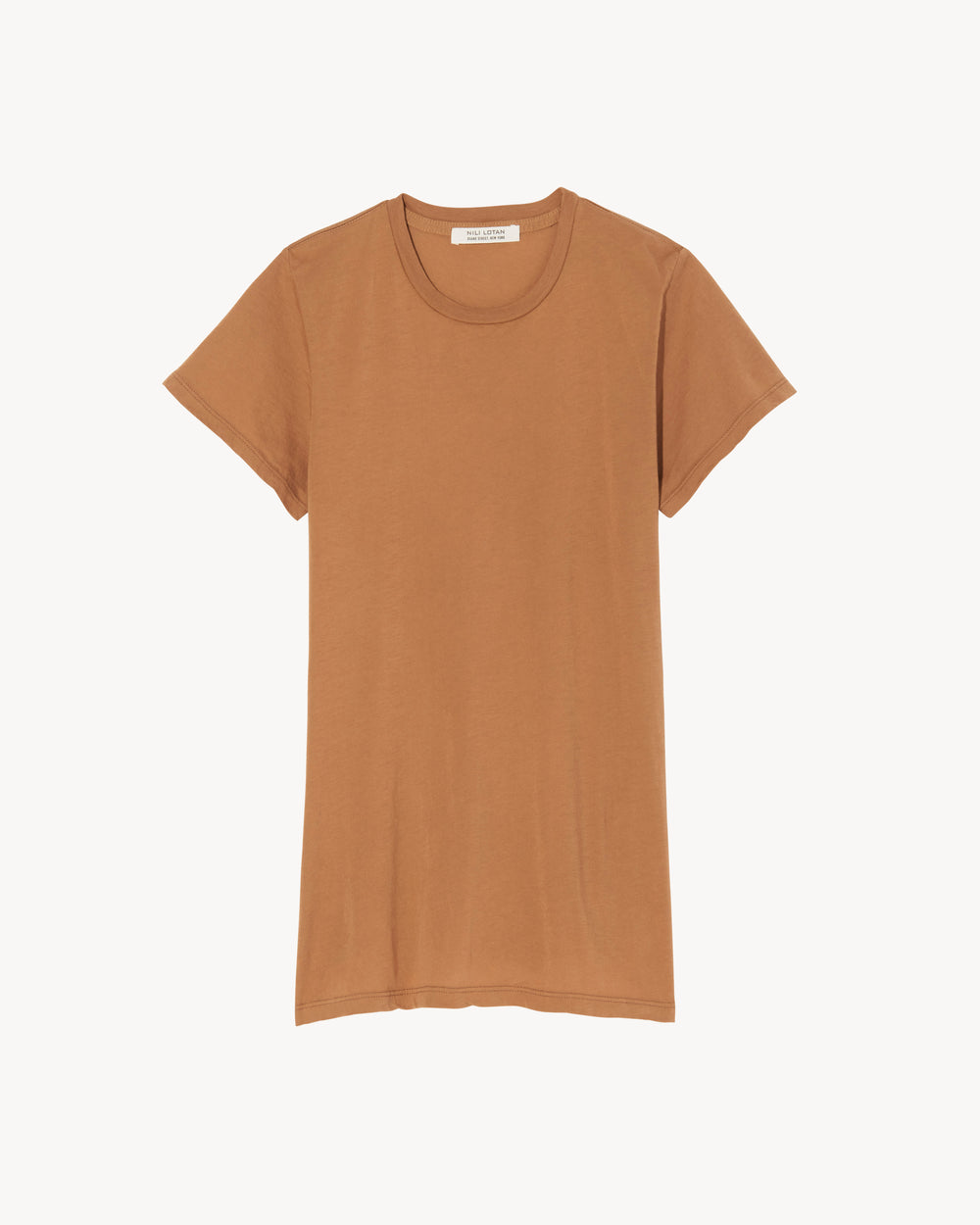 LANA TEE IN YELLOW OCHRE