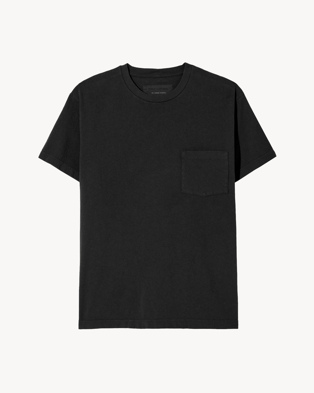 BRANDON TEE IN JET BLACK