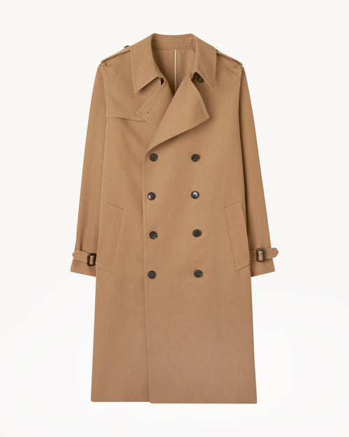 TRENTON TRENCH COAT IN TAN