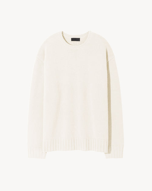 BOYNTON CASHMERE SWEATER IN IVORY