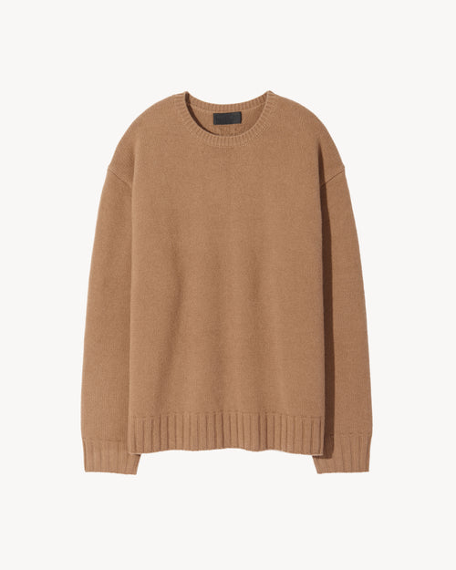 BOYNTON CASHMERE SWEATER IN TAN