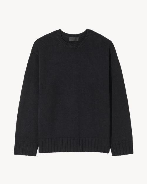 BOYNTON CASHMERE SWEATER IN BLACK