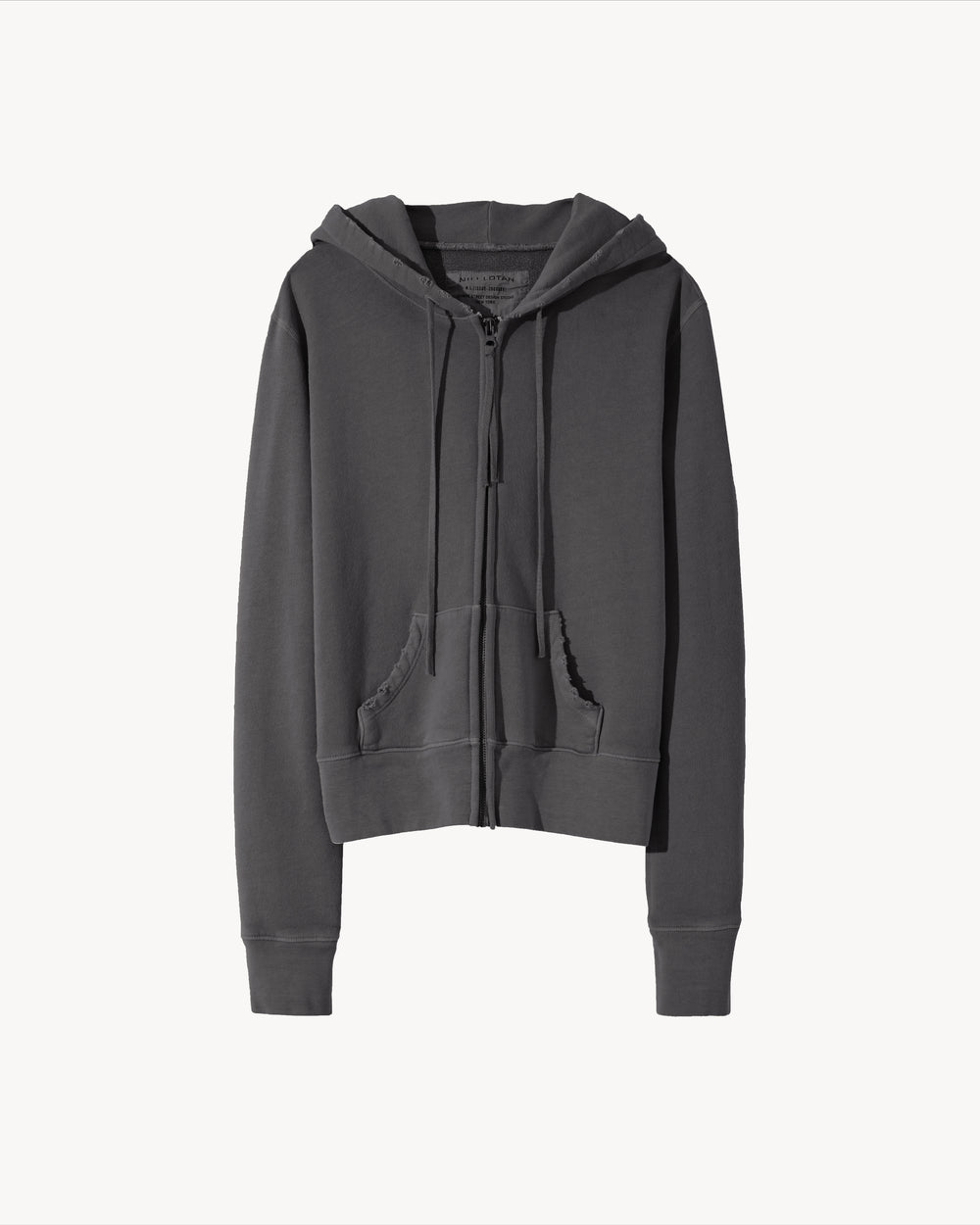 CALLIE HOODIE IN GUNMETAL