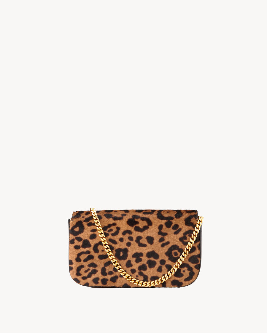 Leopard print chain bag on sale