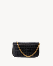 LE MIA CHAIN BAG IN BLACK AND GOLD