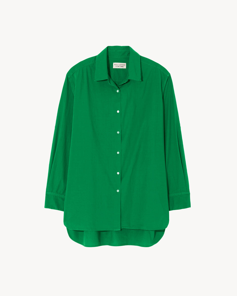 YORKE SHIRT IN MALACHITE GREEN