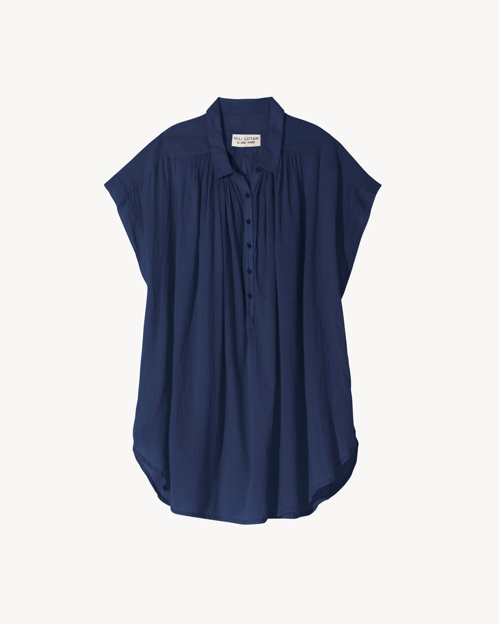 NORMANDY BLOUSE IN MARINE BLUE