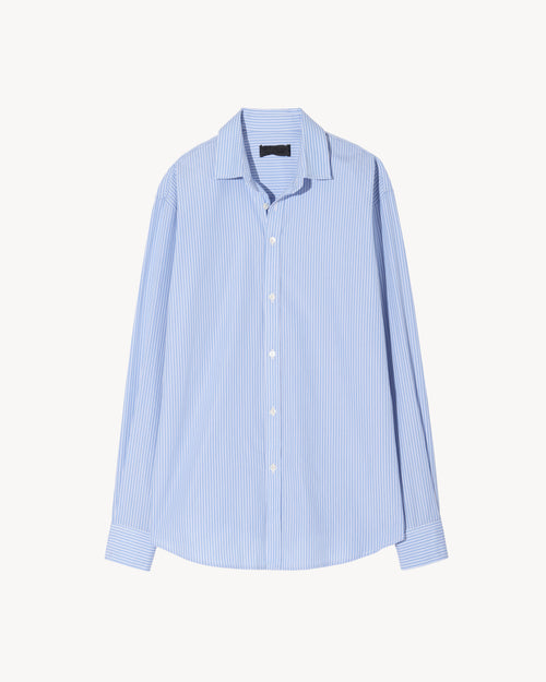 CRISTOBAL SHIRT IN BLUE/WHITE STRIPE