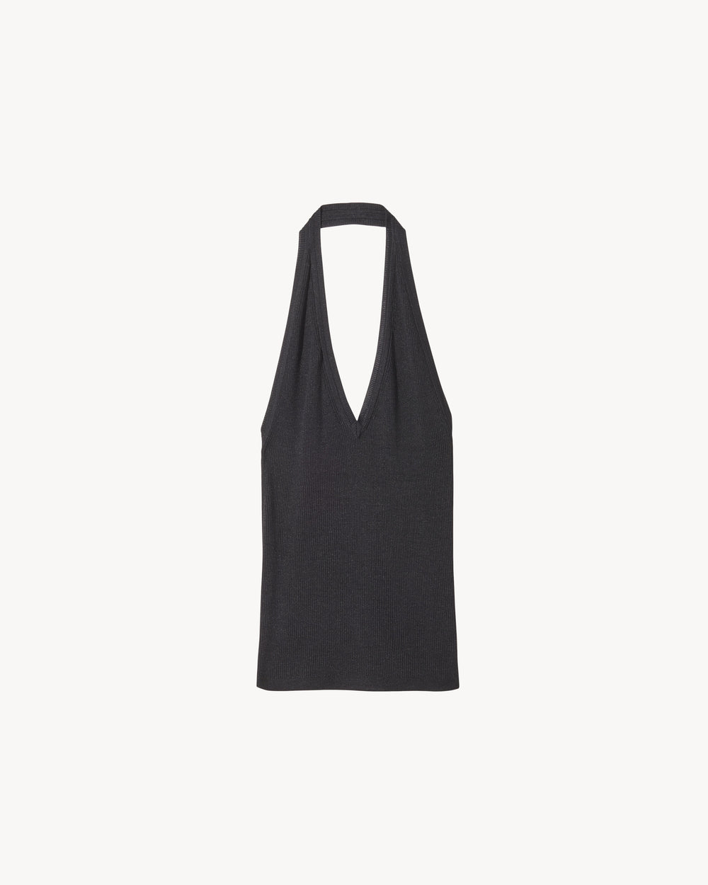 IVEY SILK HALTER IN BLACK