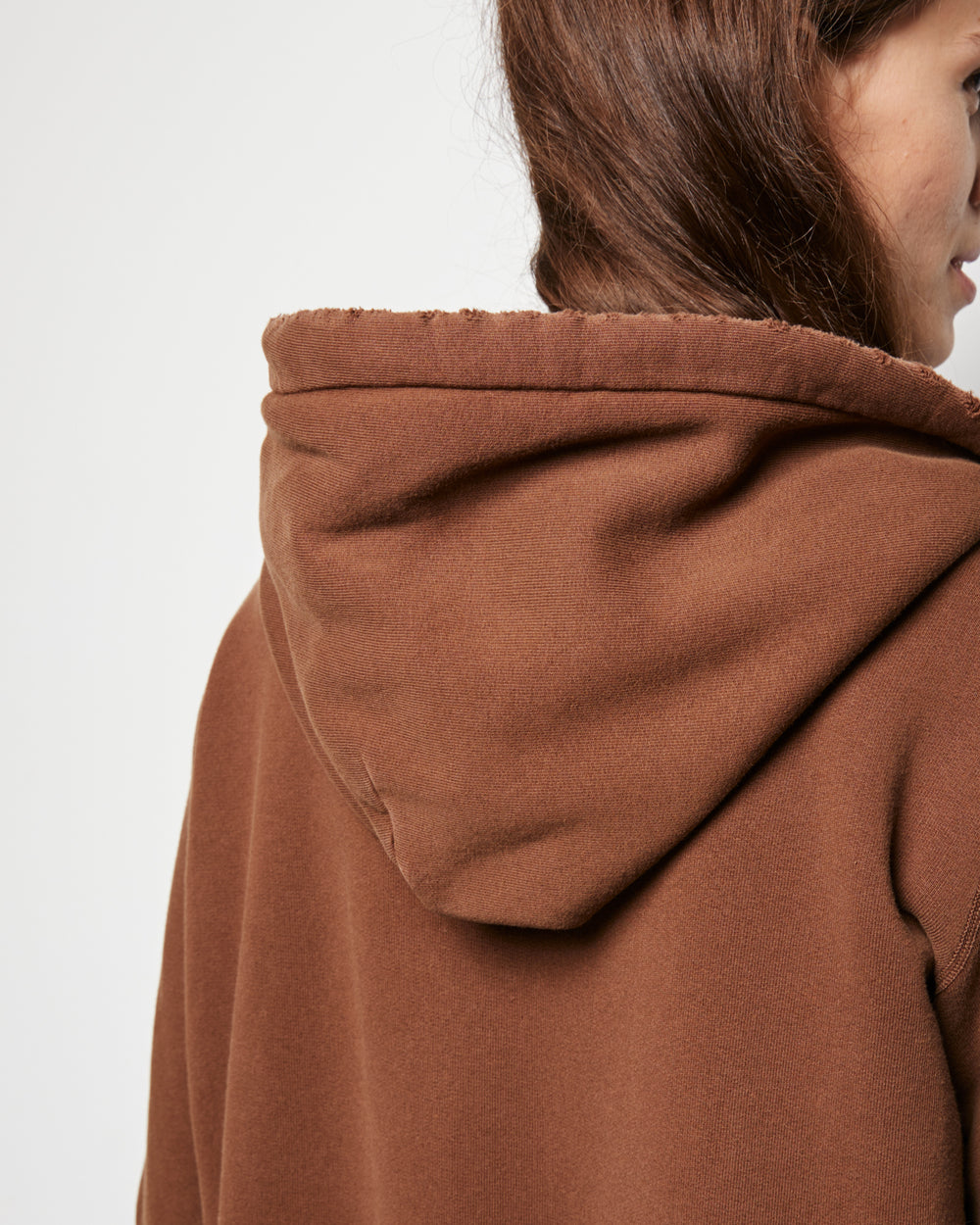 CALLIE HOODIE IN BROWN