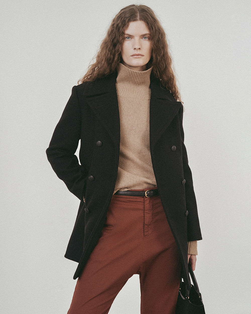 LANIE CASHMERE SWEATER IN DESERT TAN